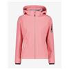 CMP Giacca CMP Full Zip Hood Softshell rosa nube donna - XS