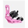 Burton Attacchi Snowboard Burton Scribe Re:Flex rosa nero donna - M