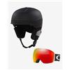 Oakley Casco Oakley MOD5 nero + Maschera Oakley Flight Deck Matte Black con lente Prizm Torch Iridium - S