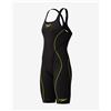 Speedo Costume da bagno Speedo Fastskin HyperSpark Solid Openback nero giallo donna - 30