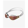 Speedo Occhialini Speedo Fastskin Hyper Elite bianco con lenti a specchio rosa