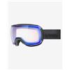 Uvex Maschera Uvex Downhill 2100 V nero opaco con lente Vario Blue Mirror