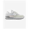 New Balance Scarpe New Balance 574 Hook And Loop beige bianco junior - 35