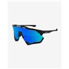 Scicon Occhiali Scicon Aeroshade XL nero brillante con lente a specchio SCN-PP blu