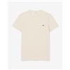 Lacoste T-shirt Lacoste Pima manica corta bianco crema - XL