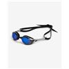 Arena Occhiali da nuoto Arena Cobra Edge neri e grigi con lenti a specchio blu.