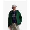 Ralph Lauren Felpa con cappuccio Ralph Lauren Double Knit Full Zip verde intenso - S