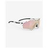 RUDY PROJECT Occhiali Rudy Project Cutline bianchi con lenti specchiate rosa