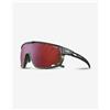 Julbo Occhiali Julbo Rush nero opaco con lenti REACTIV Photochromic Performance 0-3 High Contrast rosso