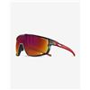 Julbo Occhiali Julbo Rush nero rosso con lente a specchio Spectron 3 rosso