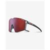 Julbo Occhiali Julbo Edge nero traslucido opaco con lenti REACTIV Photochromic Performance 0-3 High rosso