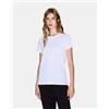 Armani Exchange T-shirt Armani Exchange Embroidered Logo Signature bianca donna - S