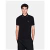 Armani Exchange Polo Armani Exchange Logo Rib manica corta nero - S