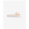 Birkenstock Ciabatte Birkenstock Madrid Big Buckle EVA calzata stretta bianco puro dorato - 36