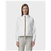 K-way Giacca con cappuccio K-WAY Laurette Plus 2 Double bianco grigio donna - XS