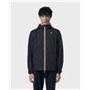 K-way Giacca con cappuccio K-WAY Jake Plus 2 Double blu notte bianco - S