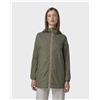 K-way Giacca con cappuccio K-WAY Sophie Plus 2 Double verde canna grigio donna - XS