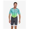Zoggs Body triathlon Zoggs Predator Pro manica corta blu verde nero - L