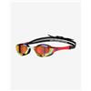 Arena Occhialini da nuoto Arena Cobra Edge rosso nero con lenti a specchio arancione