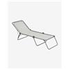 Lafuma Mobilier Sdraio Lafuma Mobilier Siesta L bianco grigio scuro