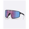 Bliz Occhiali Bliz P001 XL Nero Opaco con lente Rosa Viola Specchio Blu