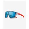 Julbo Occhiali Julbo Fury Mini grigio traslucido con lente a specchio Spectron 3 blu bambini