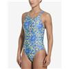 Nike Swim Costume da bagno Nike Swim Hydrastrong Multi PR One Piece blu giallo donna - 34