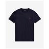 Ralph Lauren T-shirt Ralph Lauren Custom Slim Fit blu navy rosso - L