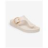 Birkenstock Infradito Birkenstock Gizeh Big Buckle calzata normale bianco donna - 38