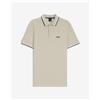 Boss Polo BOSS Green Paddy manica corta beige - L