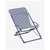 Lafuma Mobilier Sedia pieghevole Lafuma Mobilier Transaswing a righe blu capri