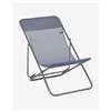 Lafuma Mobilier Sedia pieghevole Lafuma Mobilier Maxi Transat Batyline blu lontano