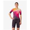 Castelli Body triathlon Castelli Free San Remo 3 Rosso Corsa manica corta viola arancione donna - XS