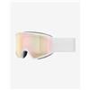 Uvex Maschera Uvex Blast CV bianca opaca con lente a specchio Rose