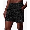 Nike Swim Costume da bagno Nike Swim Breaker Tossed Swoos 5Inch Volley nero bianco - XXL