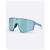 Bliz Occhiali Bliz P001 XL Transparent Blue con lente Blue