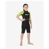 MARES Muta neoprene Mares Manta Shorty manica corta nero verde bambini - -3