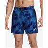 Nike Swim Costume da bagno Nike Swim Contend AOP 5Inch Volley blu notte nero - XS