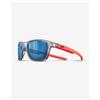 Julbo Occhiali Julbo Cruiser grigio traslucido con lenti specchiate Spectron 3 blu bambini