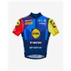 Santini Maglia Lidl-Trek 2026 Fan Line manica corta blu rosso giallo bambino - M