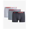 Nike Fitness Boxer Nike Trunk Logo grigio scuro arancione (3 unità) - XL