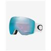 Oakley Maschera Oakley Flight Deck L bianco nero con lente Prizm Snow Sapphire Iridium