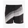 Nike Swim Costume da bagno Nike Swim Breaker Wave 5Inch volley nero grigio chiaro grigio scuro bianco - S