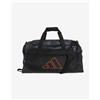 Adidas Borsa adidas Training Defender Graphic Duffle Medium nero grigio pietra arancione