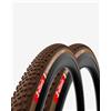 Vittoria Pack copertoni Vittoria Terreno Pro T50 Mixed Gravel Race Tubeless Ready marrone (2 unità) - 700x35