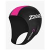 Zoggs Cuffia Zoggs Neo Cap 3 nero rosa bianco - S-M