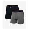 SAXX Boxer SAXX Vibe Xtra nero grigio (2 unità) - M