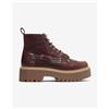 Timberland Scarponi Timberland Stone Street Mid Lace Up rosso scuro donna - 36