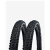 Schwalbe Pack copertone Schwalbe Nobby Nic HS 602 Performance Tubeless Ready pieghevole (2 unità) - 26x2.25