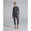 TYR Muta in neoprene TYR Hurricane Category 3 nero arancione donna - S-M